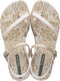 Ipanema Fashion Sandal X - Sandalen Dames - Metallic bandjes - Beige - Maat 41/42