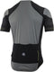 Rogelli KM Rise - Wielershirt - Race pasvorm met rits - Grijs/Zwart/Fluor S