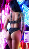 Body Met Zodiac Print - Zwart/Metallic