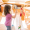 Melissa & Doug Let’s Play House! - Stoffen schoonmaakset - Houten bezem zwabber ragebol opbergstandaard (6-delig)