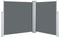 vidaXL - Windscherm - uittrekbaar - 140x600 - cm - antraciet
