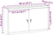 vidaXL - Gereedschapskast - Muurbevestigd - Rood - 100x20x55 - cm - Staal