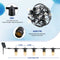 SHINE - LED Lichtsnoer buiten - 12 lampen - 8,5 meter - Zonne-energie - IP65 waterdicht - Afstandsbediening