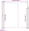 vidaXL - Windscherm - uittrekbaar - 220x500 - cm - beige