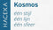Haceka Kosmos Tec - Doucheset - 5 straalsoorten - RVS look