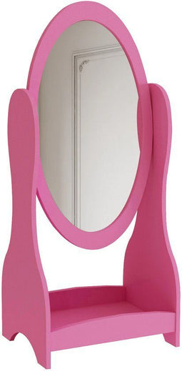 VDD - Staande Spiegel - Houten Make-up Spiegel - Roze