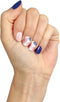 LAUED Nagelstickers - Nail Wraps - 16 Extreem Dunne Nagellak Stickers - Manicure Nail Art Folie - Blue Moments