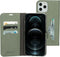 Mobiparts iPhone 12 Pro Max - Classic Wallet Case - Ruimte voor pasjes - Groen