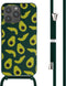 iMoshion Hoesje Geschikt voor iPhone 15 Pro Max Hoesje Met Koord - iMoshion Siliconen design hoesje met koord - Groen / Avocado Green