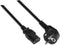 CPU – Monitor Power Cable NANOCABLE CEE7/M-C13/H Black