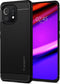 Spigen Rugged Armor - Soft case - Krasbestendig Schokbestendig - Zwart
