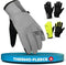 MIVELO Winter Handschoenen - Winddicht - Waterdicht - Touchscreen - 3M Isolatie - Antislip - Grijs