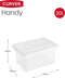 Curver Handy box - Opbergbox - 3x20 liter - Transparant (3 stuks)