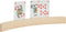 Longfield Kaarthouder - Hout 35 cm - Kleur: Hout