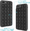 iMoshion Hoesje Geschikt voor iPhone 8 Plus / 7 Plus Hoesje Siliconen - iMoshion Pop It Fidget Toy - Pop It hoesje - Zwart