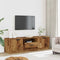 vidaXL - Tv-meubel - 140x35x40 - cm - bewerkt - hout - oud - houtkleurig