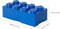 LEGO - Lunchbox Brick 8 - Polypropyleen - Blauw