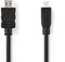 Nedis CVGB34700BK20 - HDMI naar micro HDMI - 2,00 m - Zwart