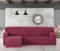 Hoes voor chaise longue met korte armleuning links Eysa TROYA Bordeaux 170 x 110 x 310 cm