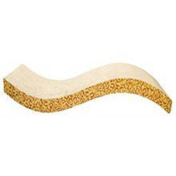 Hagen Catit Sofa Panter Wave - Krablounge met Catnip - 56 cm - Geel