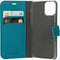 Mobiparts iPhone 11 Pro - Wallet Case - Saffiano motief - Blauw