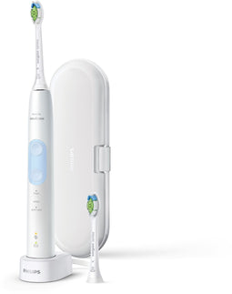 Philips Sonicare ProtectiveClean 5100 HX6859/29 - Elektrische tandenborstel - 3 poetsstanden - Wit en lichtblauw
