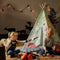Wereldkaart Tipi Tent Multikleur Wigwam Speeltent / 100% katoen / 120 x 120 x 160 / 2 jaar garantie