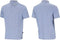 Bamboo Elements - Heren Piqué Polo - Korte Mouwen - Licht Blauw L