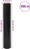vidaXL - Stretchfilm - 2 - st - 23 - μm - 50 - cm - x - 300 - m - zwart