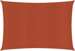 vidaXL - Zonnezeil - 160 - g/m² - 3x4 - m - HDPE - terracottakleurig