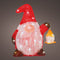 Lumineo Kerstverlichting figuur - gnome/dwerg -17 x 25 x 29 cm -LED decoratie kerstfiguren - kabouter - kerstgnome