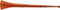 Vuvuzela Orange Horn 63 cm long Orange football European Championship - World Cup horn