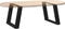vidaXL - Salontafelpoten - 2 - st - U-vormig - 70x(42-43) - cm - staal - zwart