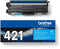 Brother TN-421C - Toner - Compatibel met HL-L8260CDW HL-L8360CDW DCP-L8410CDW MFC-L8690CDW MFC-L8900CDW - Cyan