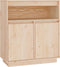 vidaXL - Dressoir - 70x34x80 - cm - massief - grenenhout