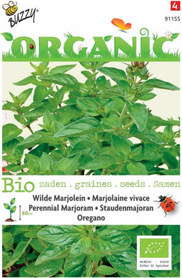 5 stuks - Buzzy - Organic Marjolein - Oregano (Skal 14725) Tuinplus