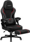 Huzaro Force 4.6 Carbon - Gamingstoel - Uitschuifbare voetensteun en ergonomisch comfort - Zwart