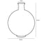 Mica Decorations Firenza - Bol vaas - Gerecycled glas - Donker blauw - 34 x 42 cm