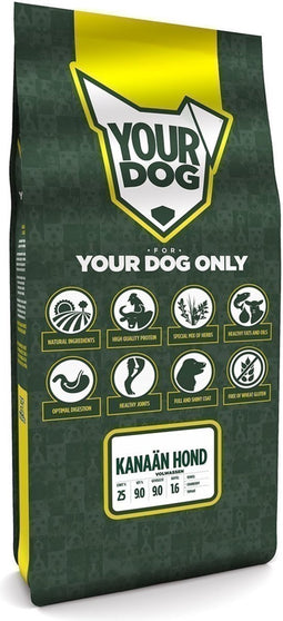 Yourdog Kanaän hond Rasspecifiek Adult Hondenvoer 12kg | Hondenbrokken