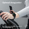 imoshion Siliconen sport bandje - Universeel 22 mm aansluiting - Zwart / Grijs