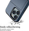 imoshion Hoesje Geschikt voor iPhone 14 Pro Hoesje - Ruimte voor 2 pasjes - imoshion Backcover met pasjeshouder - Donkerblauw