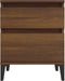 vidaXL - Nachtkastjes - 2 - st - 40x35x50 - cm - bruin - eikenkleur