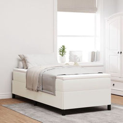 vidaXL - Bedframe - Crème - 90x200 - cm - Corduroy - Stof
