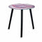 Bijzettafel Marmer Zwart Roze Kristal 40 x 41,5 x 40 cm (4 Stuks)