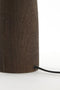 Light & Living Tafellamp Trapani - Mangohout - 35cm - Bruin - excl. kap
