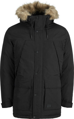 JACK&JONES JJSUPER - Heren Jas - Capuchon met bontkraag - M