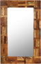 vidaXL - Wandspiegel - 60x90 - cm - massief - gerecycled - hout