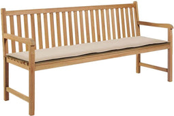 vidaXL - Tuinbankkussen - 180x50x3 - cm - oxford - stof - crèmekleurig