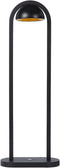 Atmooz - Tafellamp Mika - Zwarte Leeslamp - Geïntegreerde LED - Slaapkamer / Woonkamer / Eetkamer - Hoogte 41cm - Industrieel - Metaal