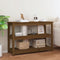 vidaXL - Wandtafel - 110x40x74 - cm - massief - grenenhout - honingbruin
